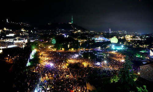 11 мая 2024 года, Тбилиси. Фото https://t.me/paperkartuli/12720